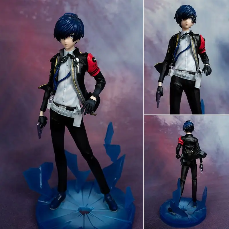 21.5cm Anime Figure PERSONA3 Figurines Yuuki Makoto PVC Action Figure Collection Doll Toy Gift