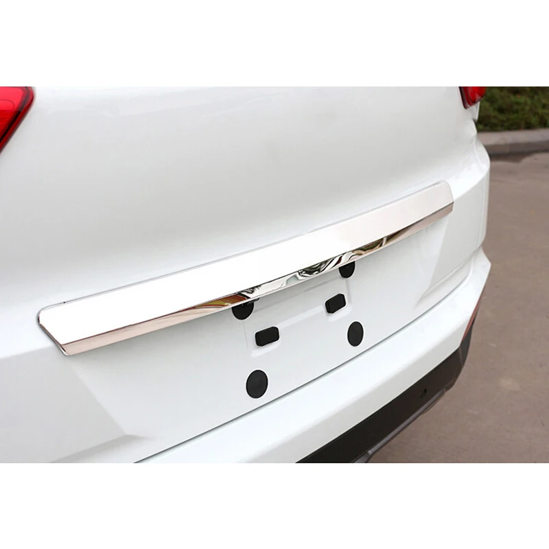 FOR Hyundai IX25 Creta 2014-2019 Tailgate Rear Door Bottom Cover Molding Trim stainless steel back door trim car Accessories