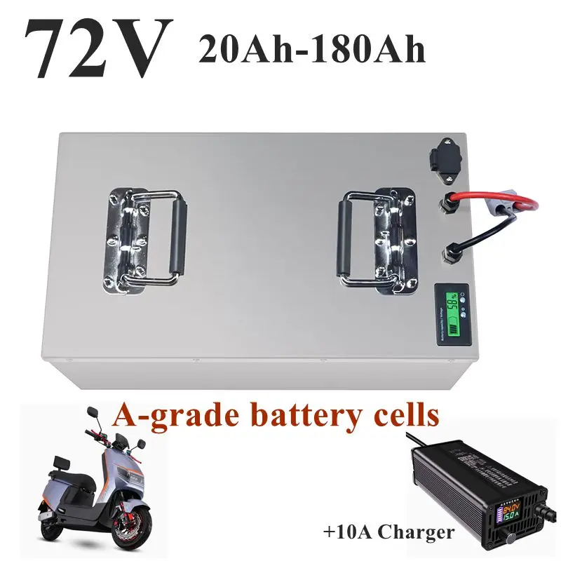 

72V 20ah 40ah 60ah 80ah 100ah 120ah 150ah 180ah lifepo4 lithium battery BMS for scooter Inverter EV bike Tricycle caravan EV