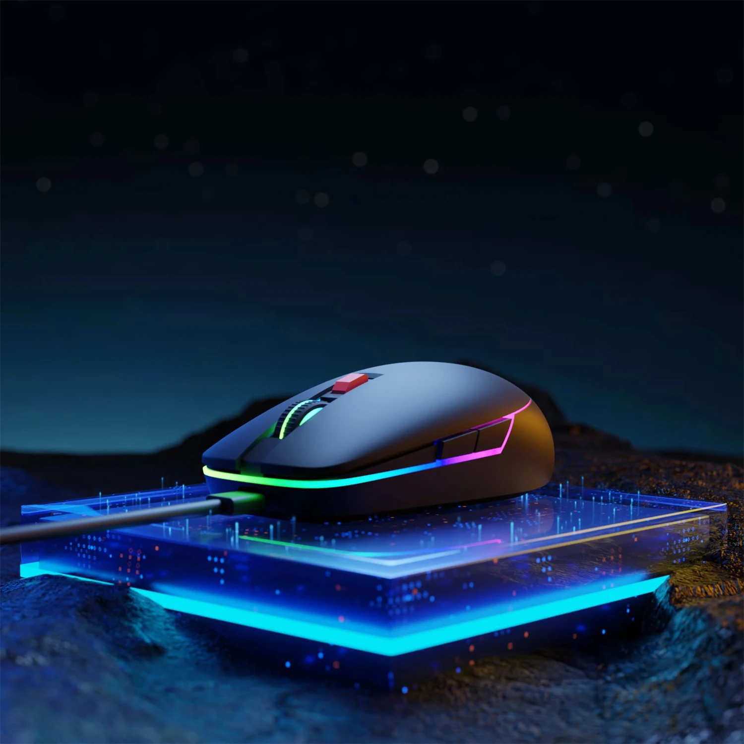 

AI - Enabled Smart Voice Mouse | Dual - Mode Charging | RGB Lighting | Smart Translation