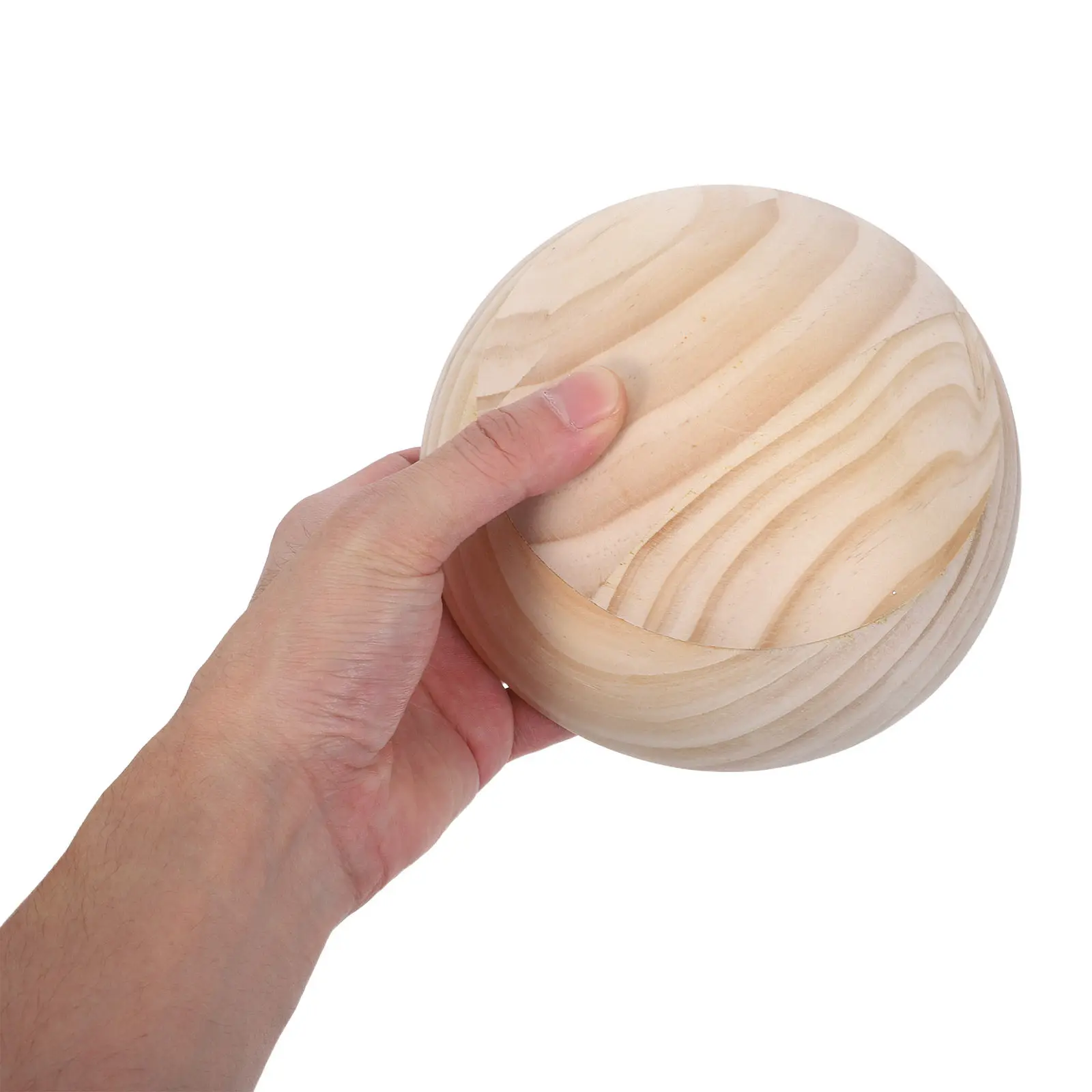 

Wooden Ceramic Pottery Craft Mold 15Cm Forming Tool Half Round Clay Sculpting Supplies for Bowl Basket Mud Plate Making