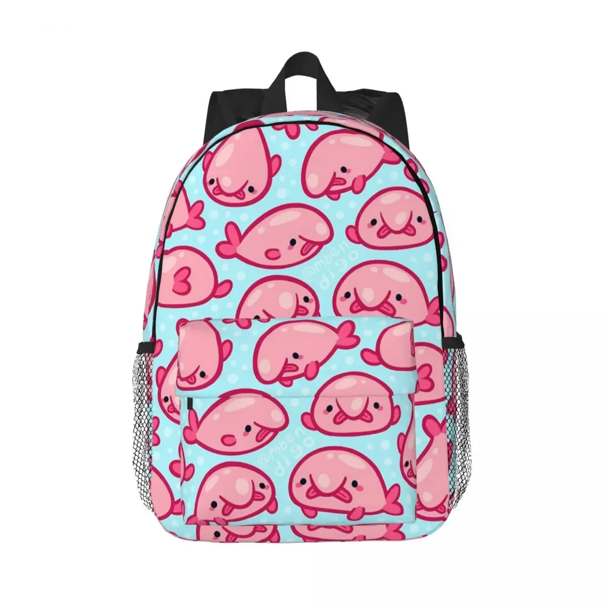 Blob 2.0 Backpacks Boys Girls Bookbag Cartoon Students School Bags Laptop Rucksack Shoulder Bag Large Capacity