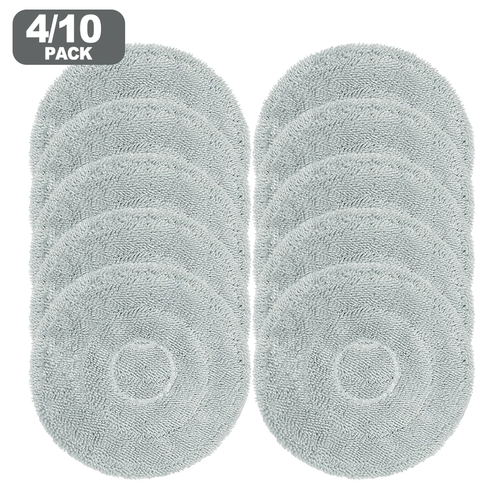 

Washable Reusable Mop Pads Compatible for Dreama For L10 Ultra For L10S Ultra For X40 Vacuum Cleaner Replacement 4 or 10 Pack