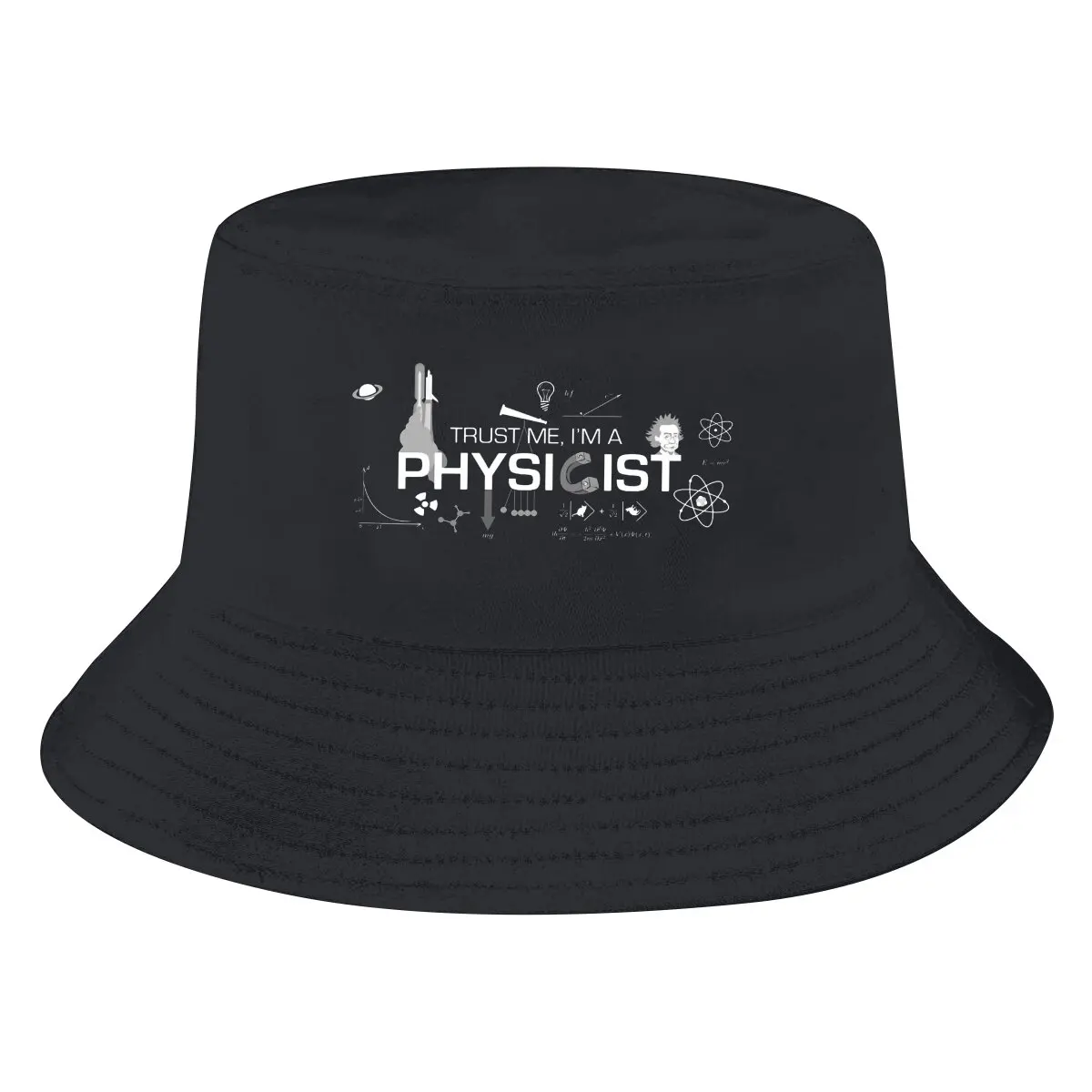 Science Bucket Hat Trust me I'm a Physicist Men's Women's Fisherman Cap Hip Hop Beach Sun Fishing Hats