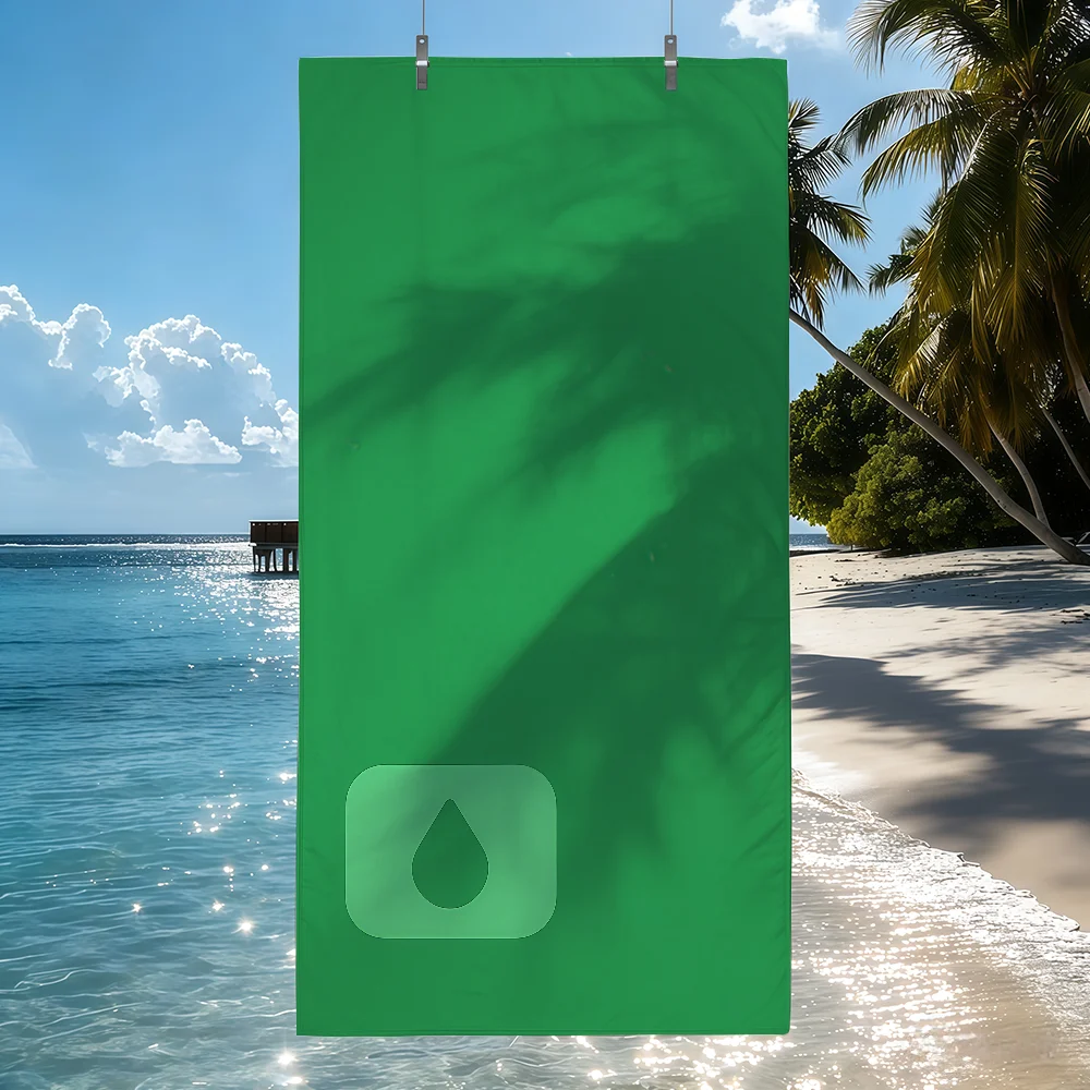 L-Lumon Industries Towel Sports Quick Dry Travel Camping Sandproof Soft Light Large Beach Towel