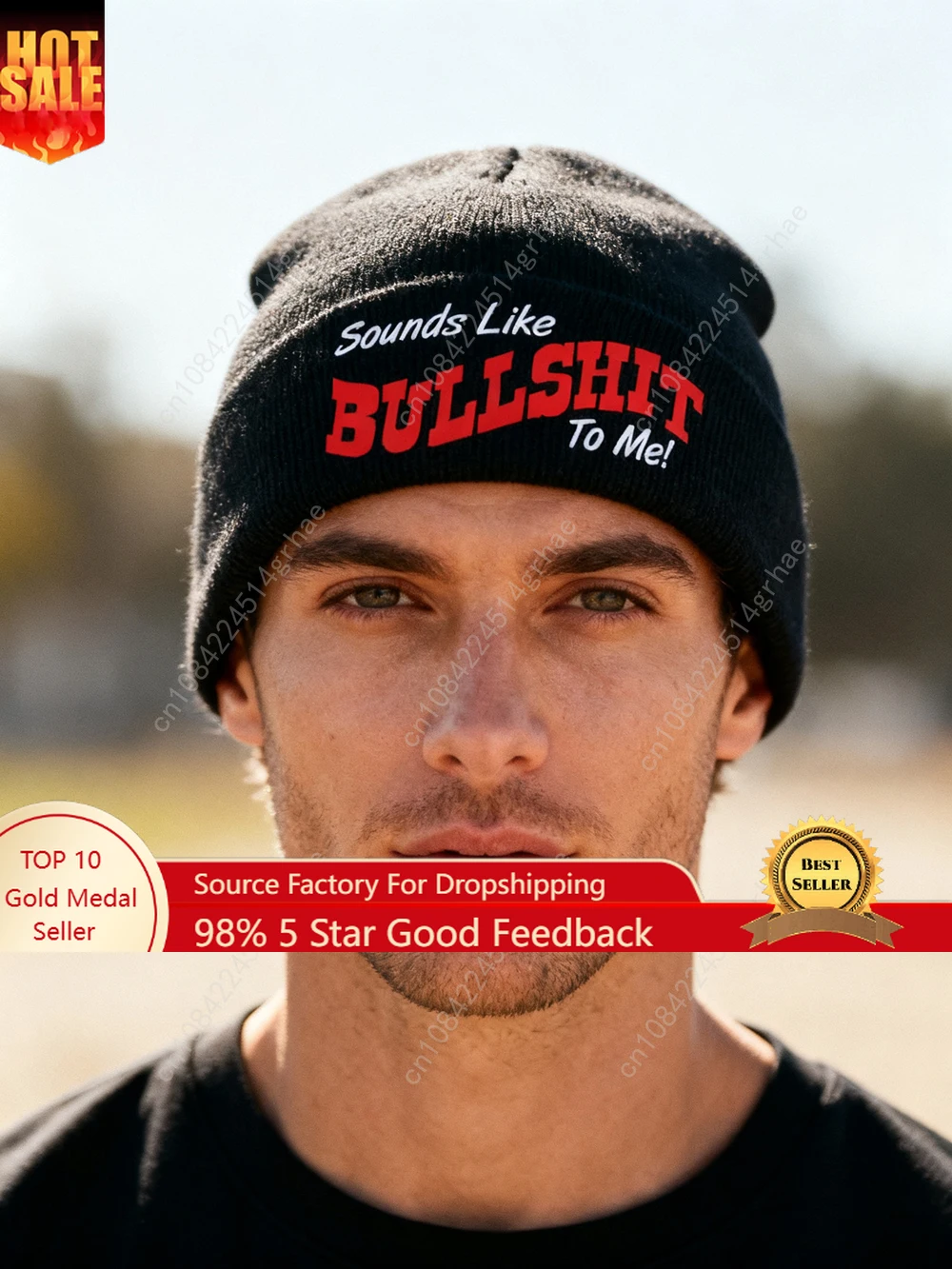 

1pc'BULL' Embroidered Beanie Soft Stretchy Lightweight Winter Hat for Men & Women, Outdoor Hip Hop Fashion, Casual Headwear
