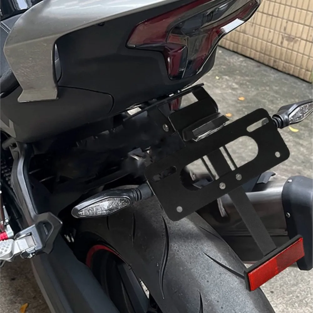 2025 Motorcycle FOR CFMOTO 450SR 450SR-S 450SS 2022-2025 2024 2023 License Plate Holder LED Turn Signal Lights Tail Tidy Fender
