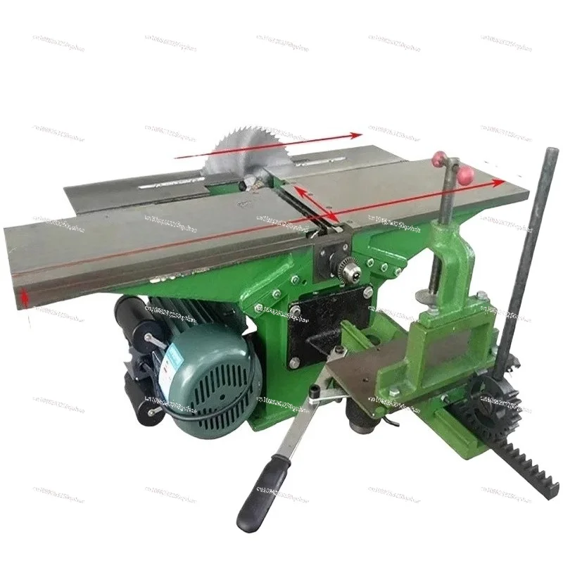 

2.2KW Multi Functional Handmade Woodworking Planer, Cutting, Mortising, Drilling Square Holes, Integrated Three in One Planer