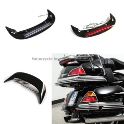 Motorcycle Accessory Trunk Spoiler With LED Tail Light Brake Lamp For Honda Goldwing 1800 Gold Wing1800 GL1800 2001-2011 2002