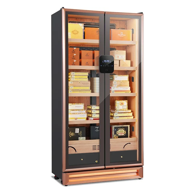 9. Cigar cabinet, constant temperature and humidity moisture storage, built-in cigarette cabinet for home use