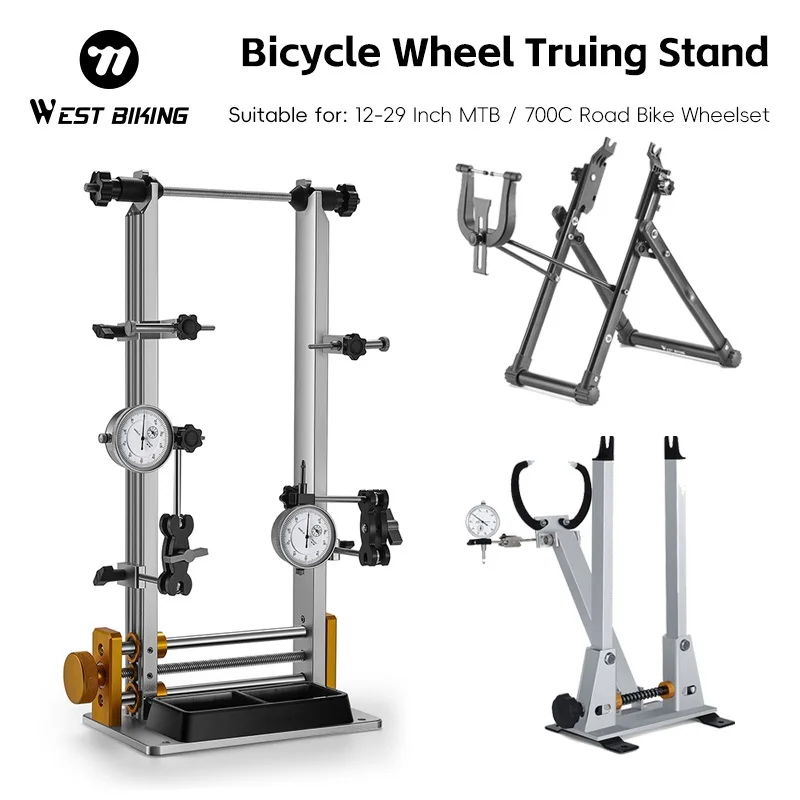 

WEST BIKING Professional Bicycle Wheel Truing Stand Mountain Bike Wheel Rim Corrector Bike Adjustment Rim Bike Wheel Repair Tool