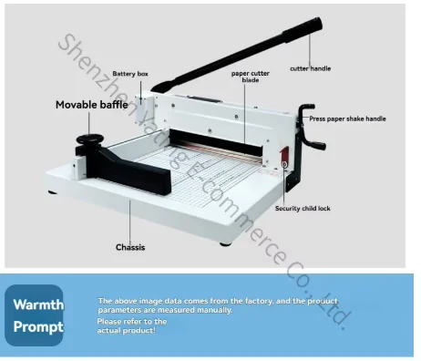 A3 A4 Paper Cutter Manual Cutting Knife Thick Layer Books Tender Paper Metal Automatic Electric Office Commercial Photo Small
