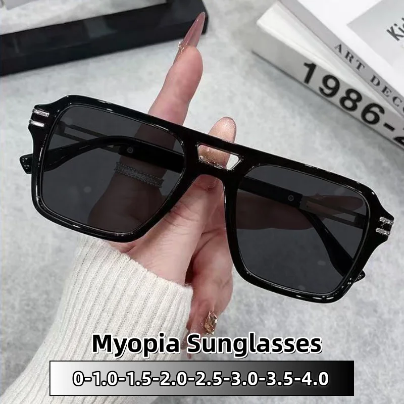 

High-end Trendy Myopia Sunglasses Men Luxury Metal Fashionable Ultraviolet-proof Street Photography Women's Grade Glasses