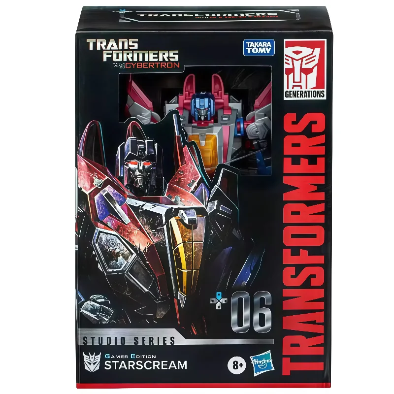 ของเล่นแท้จาก Hasbro Transformers Classic รุ่น WFC Series Starscream หุ่นยนต์แปลงร่าง แอคชั่นฟิกเกอร์ ของสะสม ของเล่น ของขวัญ