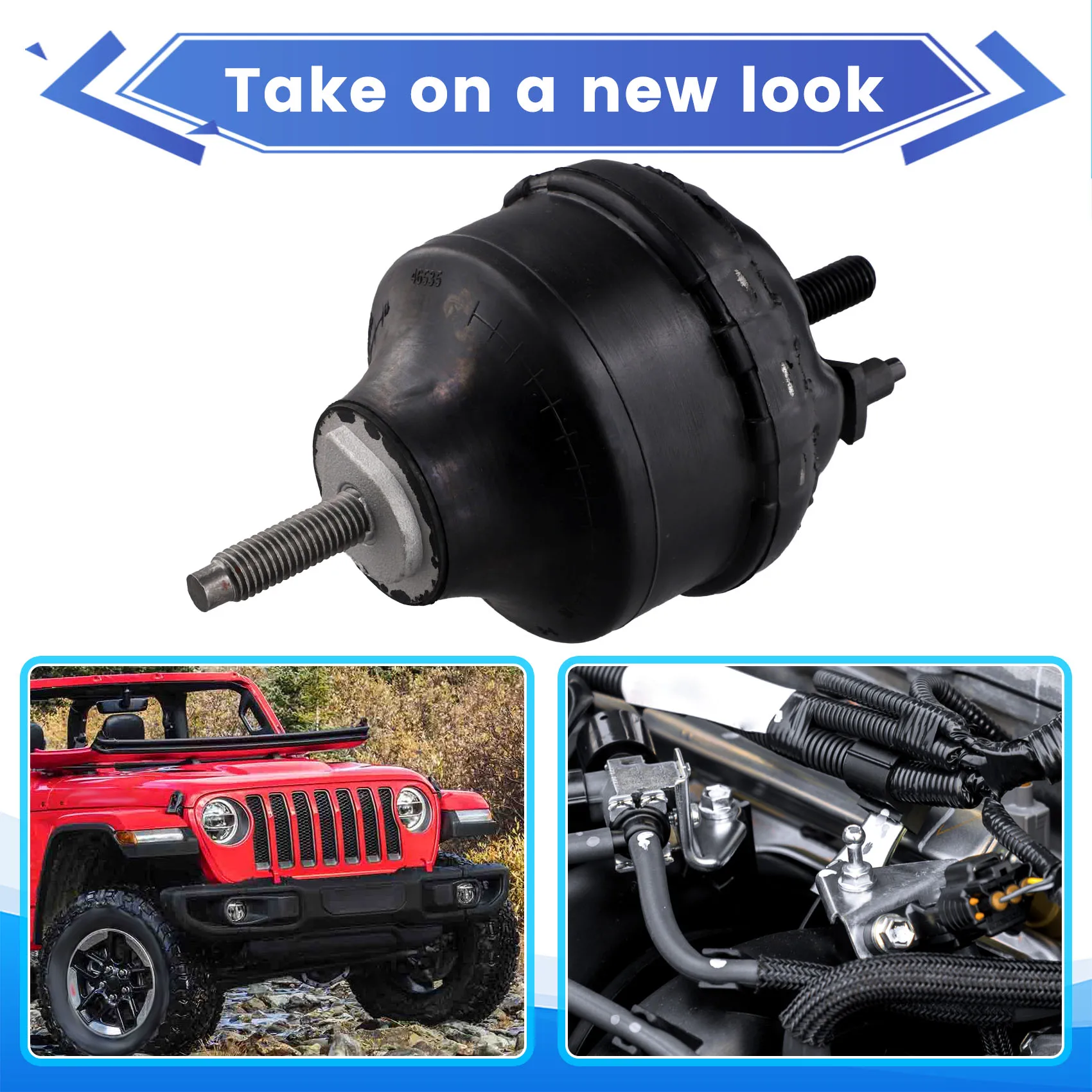 

A02Q-Brand New Engine Mount Mounting Insulator 05090019AA, 5090019AA For Jeep Wrangler JK 2.8T 2011-2018