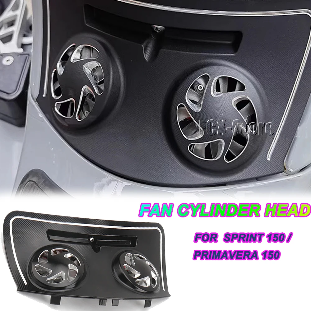 Motorcycle Accessories Aluminium Cylinder Head Protector Cover Cooling Cover Decorative Cover For Vespa Primavera 150 Sprint 150