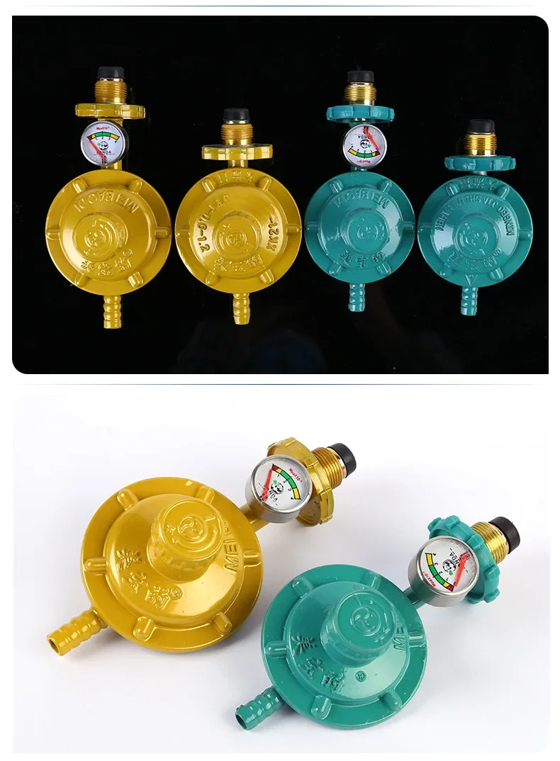 

Propane Gas Regulator With/No Pressure Gauge Manometer Level Gauge For BBQ Cookers Caravan Plumber Pressure Reducing Valve Table