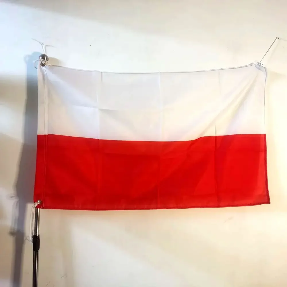 

Poland Flag National Flag Hanging White Red Design Polish Flag Polyester Polska Decor