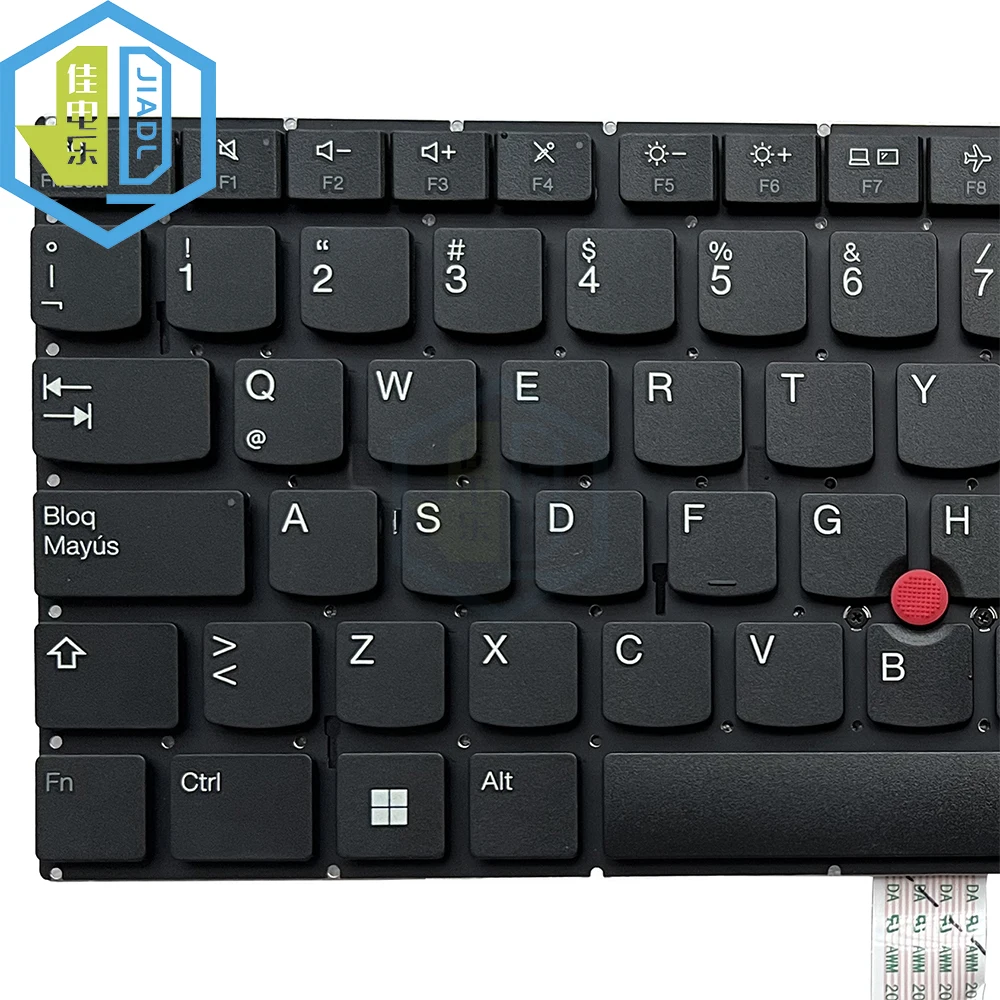 LA Latin Keyboard For Lenovo Thinkpad T14s Gen 3 E14 R14 Gen5 T14p Gen1 E14 GEN 5 With Point No Backlight Keyboard Replacement