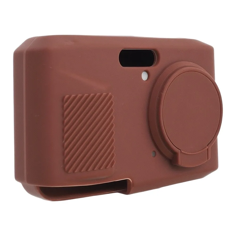 Silicone Protective Case For Kodak FZ45 Camera Lightweight Soft Shell Guard Against Drops And Scratches Brown