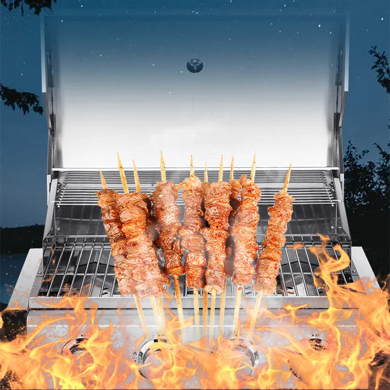 G400 Gas grill embedded home barbecue grills, four burner grills, villa barbecue grills, outdoor gas grills