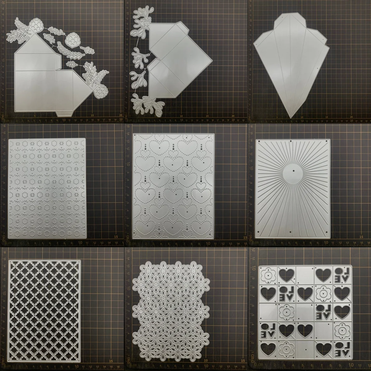 

9 kinds Flowers Frame Box Metal Cutting Dies Stencils For DIY Scrapbooking Decorative Embossing Handcraft Die CutsTemplate