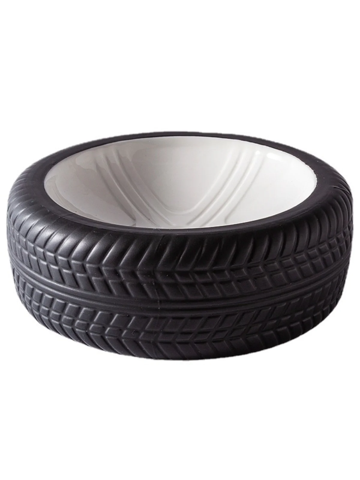 High End Hotel Industrial Feel Wheel Cerc 8 Inch round Plate Creative Dinnerware Nordic Sle  Color Glazed on Top