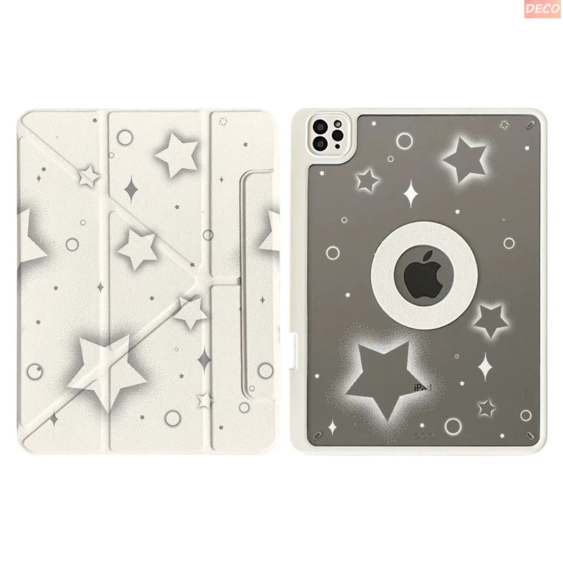 Star Ins Magnetic Buckle 720° Magnetic Ring Tablet Case for IPad Pro12.9 13 M4 M5 Case 8.3 9.7 10.2 7th-11th Air8