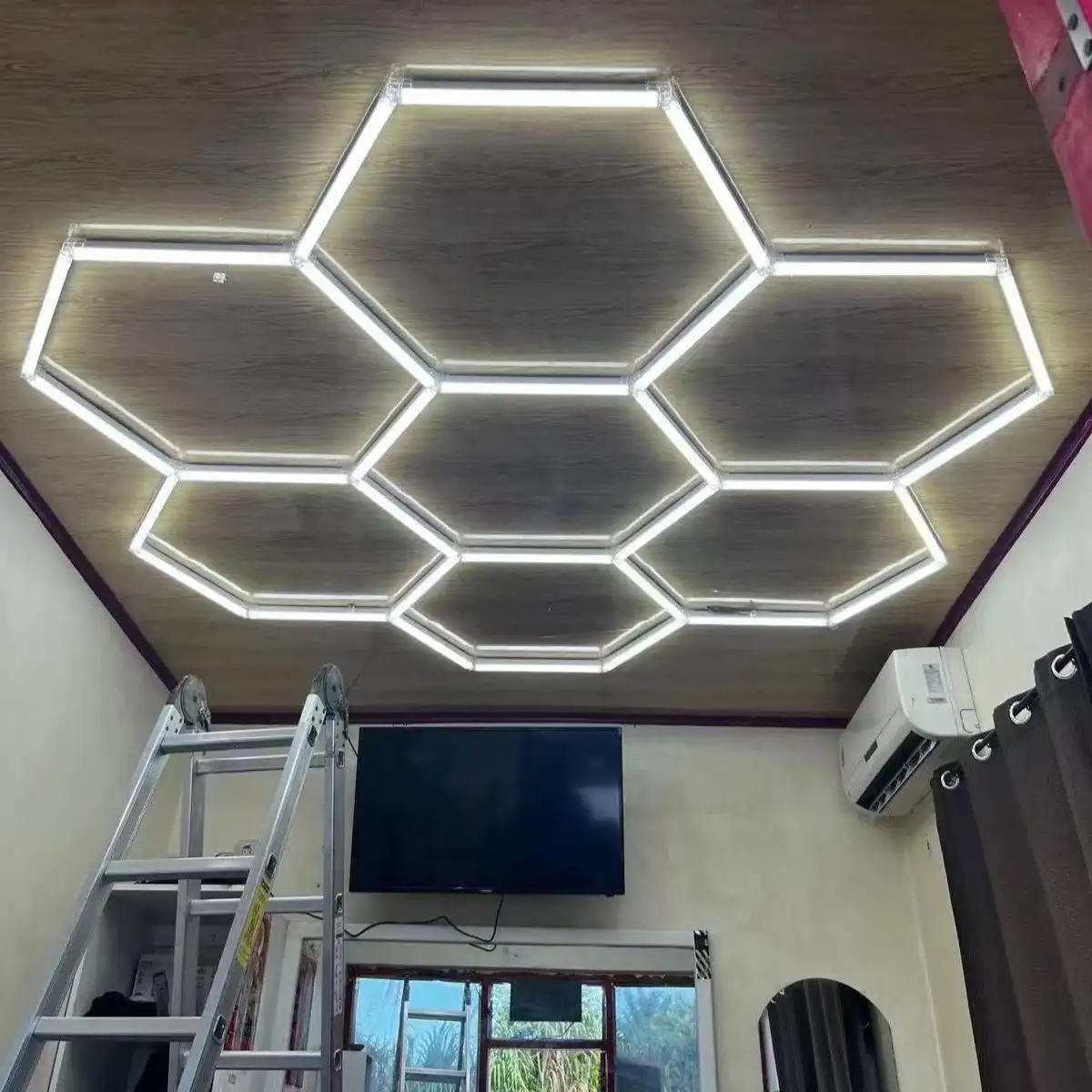 فائقة السطوع مسدس LED العسل ضوء السقف أنبوب 6500K منخفضة الطاقة للمنزل الصالة الرياضية صالون الحلاقة بار حانة الطابق السفلي ورشة عمل الإضاءة