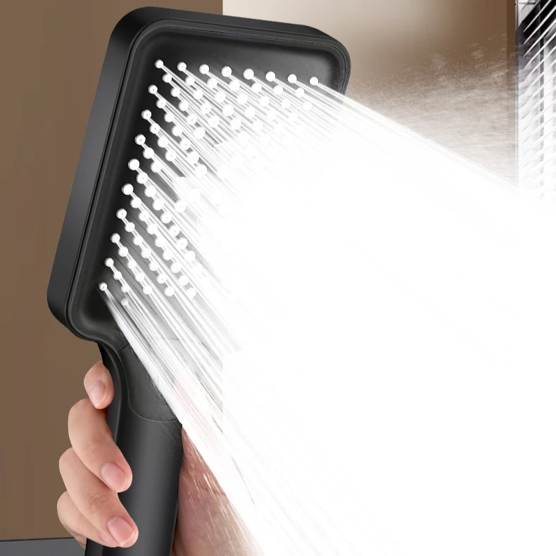 رأس دش قابل للتعديل 3 وضع دش الأمطار تدفق كبير رأس دش ارتفاع ضغط توفير المياه دش خلاط اكسسوارات الحمام #4