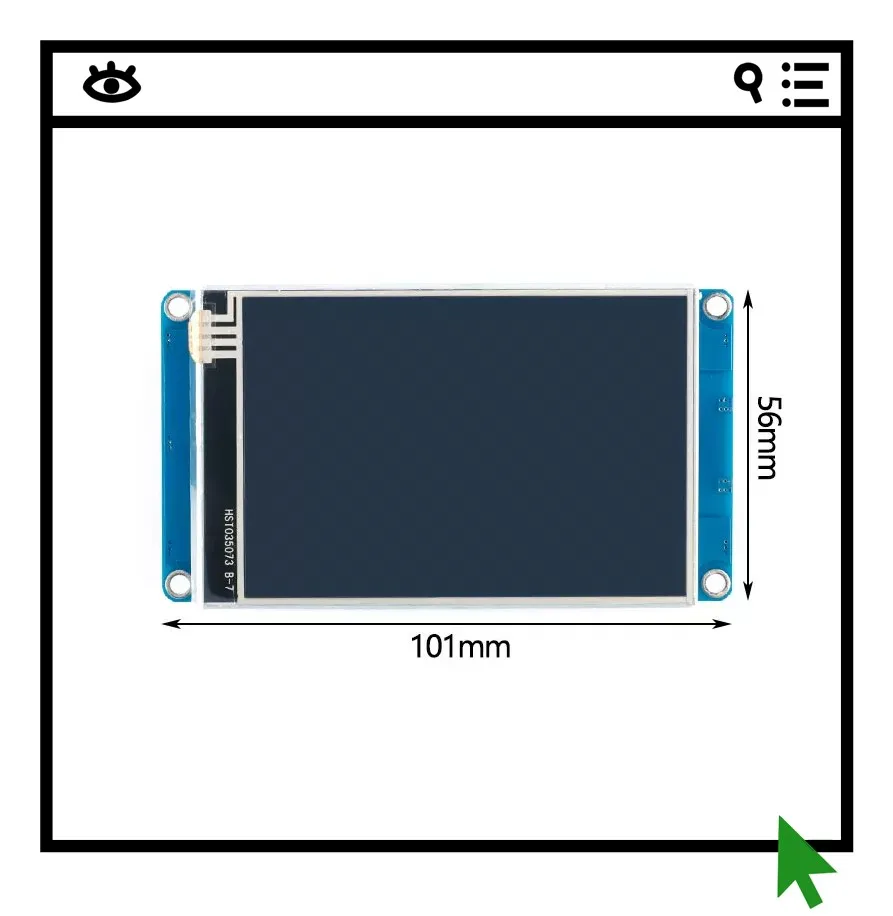 

T1 3.5-inch serial port screen, touch screen, USART intelligent HMI, 51 and other microcontrollers can drive any LCD screen