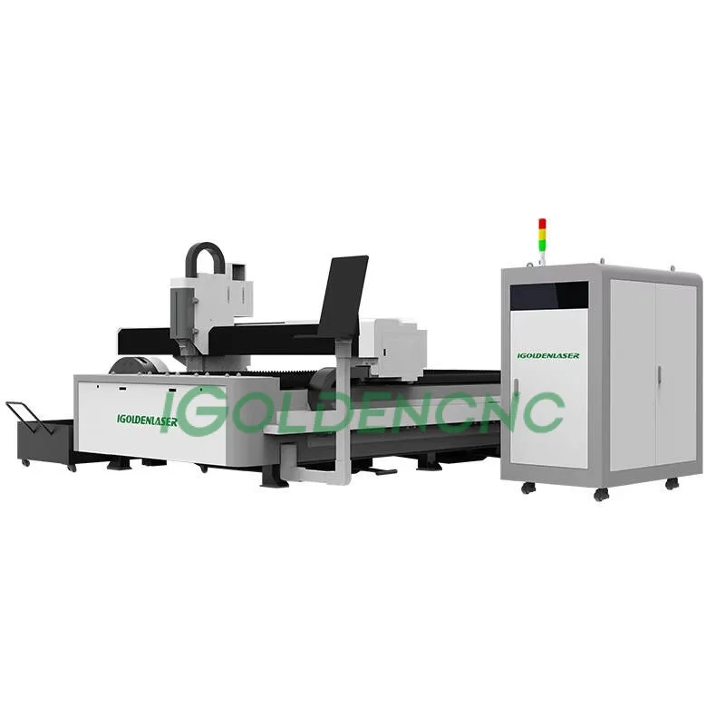 Maßgeschneiderte 1 kW – 6 kW Faserlaserschneidemaschine für Metallplatten und Rohre mit Ipg Raycus Max Source