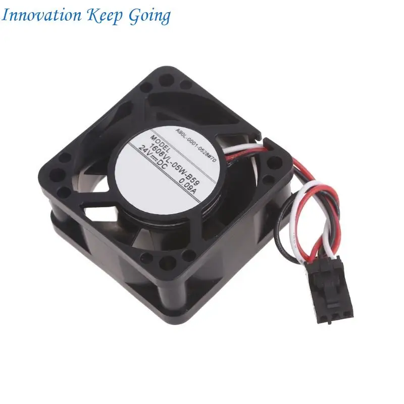E65C Heat Dissipation Fan 1608VL-05W-B59 3Pins 4CM Fan DC24V 0.09A for FANUC System
