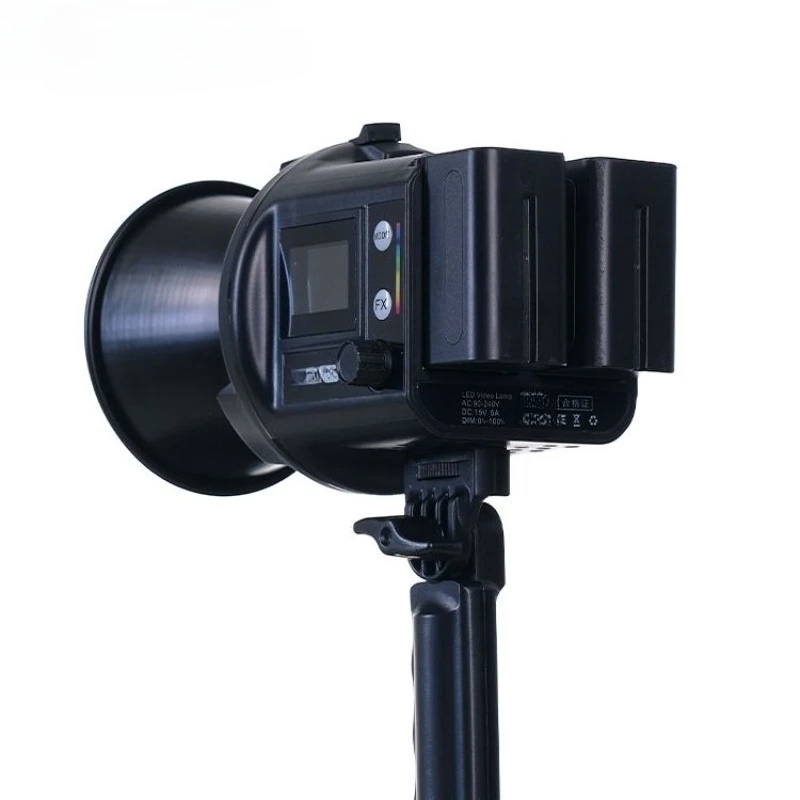 كاميرا محمولة قابلة للتعتيم RGB بقدرة 60 وات وإضاءة تصوير فوتوغرافي وإضاءة فيديو للتصوير الفوتوغرافي