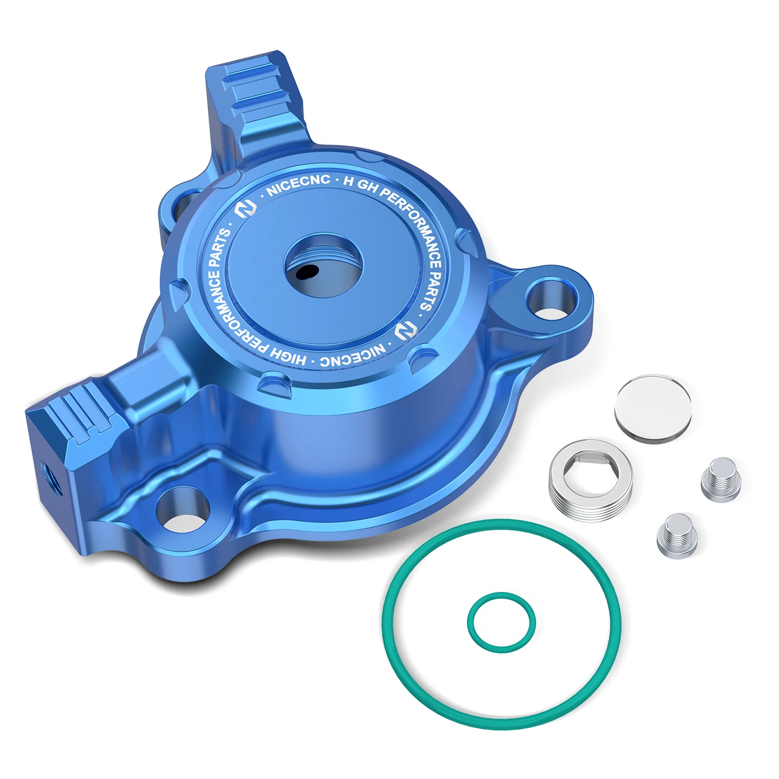 NICECNC Für Yamaha YFZ450R YFZ450X 2009-2024 Transparente Motorölfilter-Abdeckkappe Aluminium Rostschutz ATV Zubehör – Detail 9