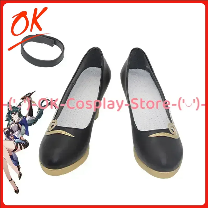 

[Customized] Game Honkai Star Rail Yukong Cosplay Shoes Anime Roleplay Prop Halloween Carnival Party PU Leather Boots