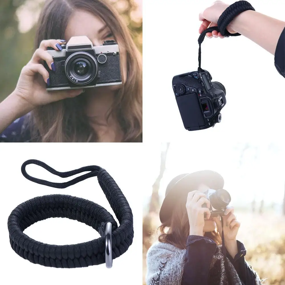 Strap Camera Hand Strap Camera Wristband SLR Camera Shoulder Strap Hand-Woven Wristband With Base Quick Release Connector