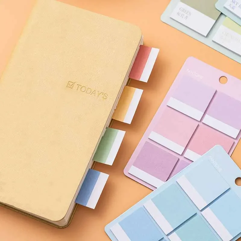 Color Palette Sticky Notes Index Tabs INS Style Colorful Classification Labels High Value  Sticker for Bookmarks and Marking