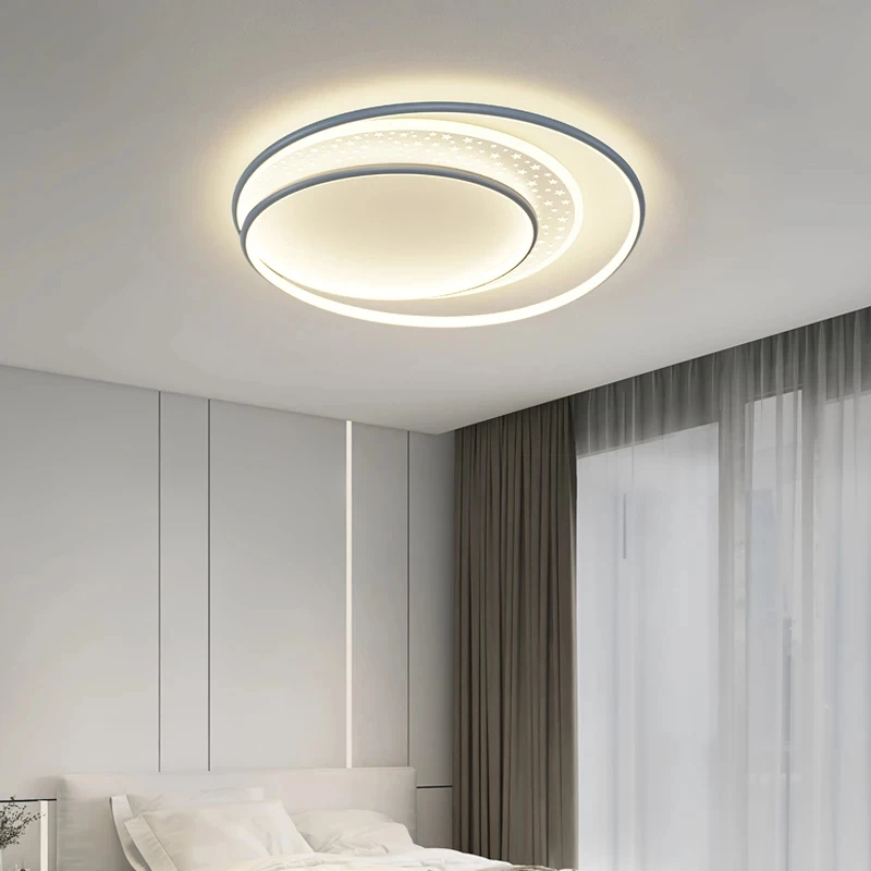 Nordic Kroonluchter Rond Led Plafond Goud Voor Slaapkamer Woonkamer Hotel Plafondverlichting Home Art Decor Glanzende Binnenverlichting