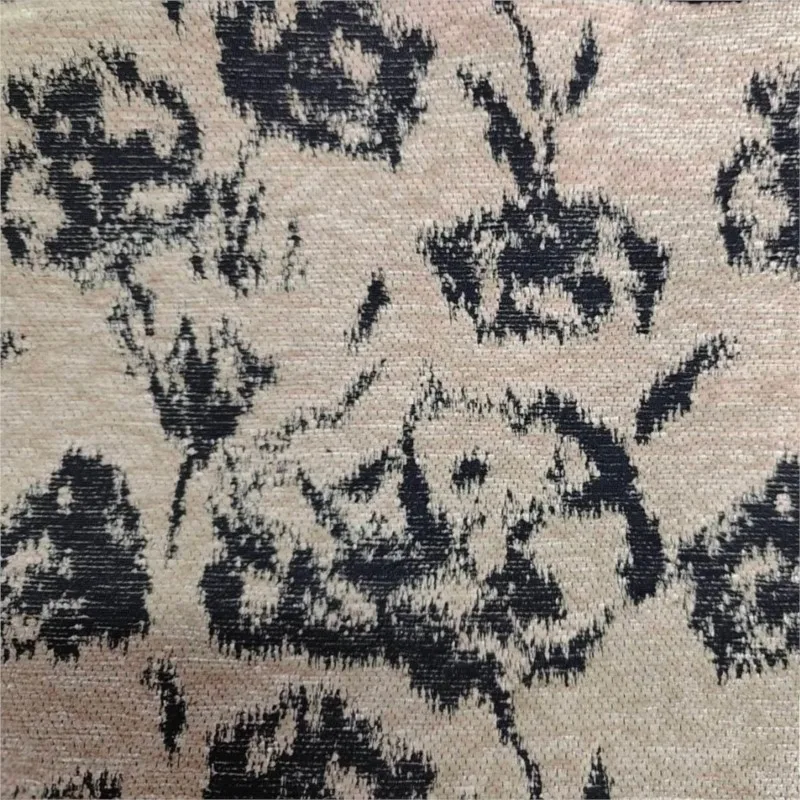 Blurred flower jacquard fabric Abstract dark for men's suits women's skirts and bags