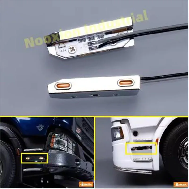 

1:14th Scale Foot Lamp Foot Pedal with Light for Tamiya RC Dump Truck forSCANIA 770S 6X4 56368 8X4 56371 Car Upgrade Accessories