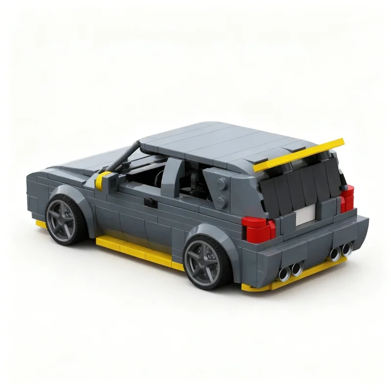 408 Uds. MOC Volkswagen Golf GTI City Champions modelo de construcción bloques de regalo de Navidad juguetes de arquitectura ensamblar Idea creativa DIY
