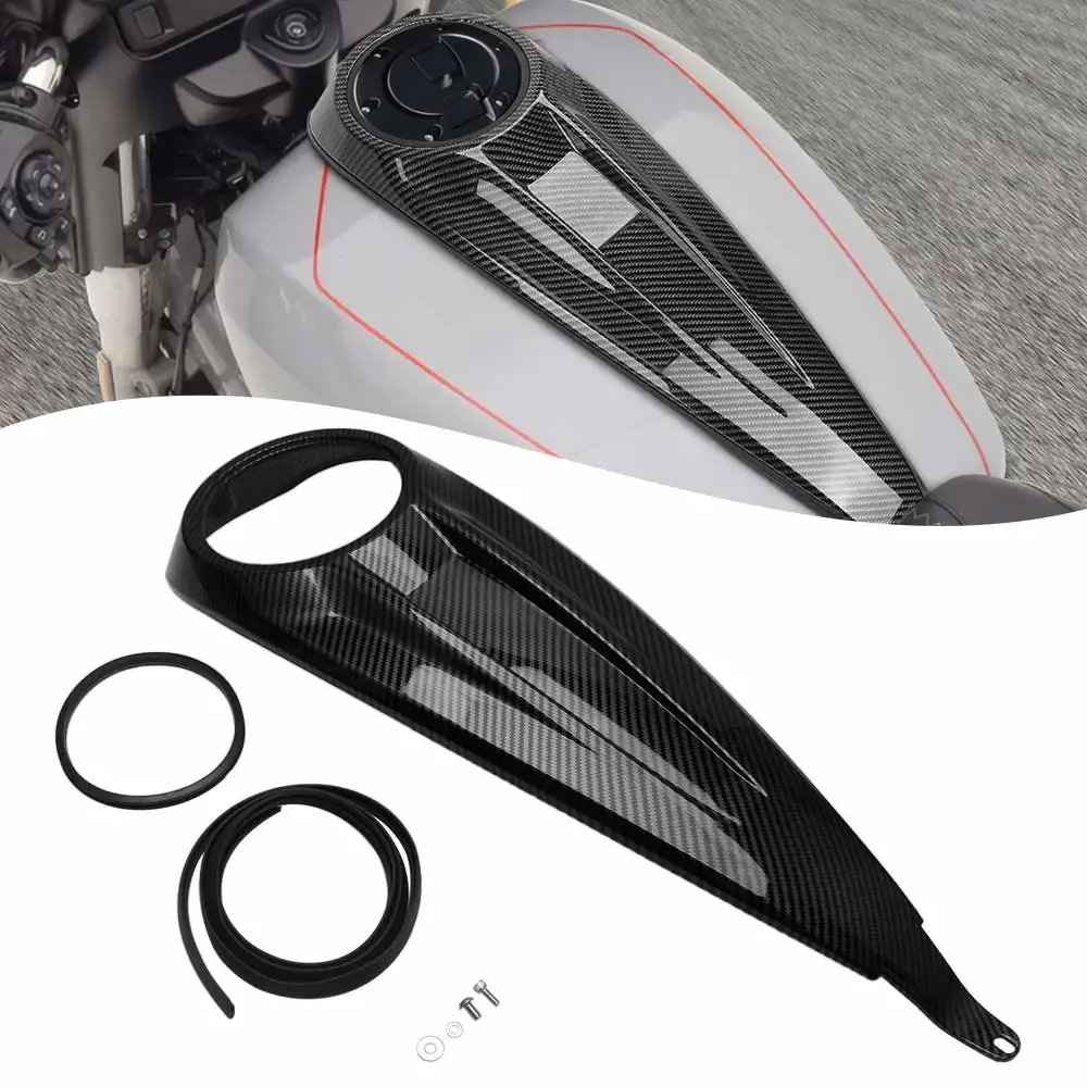 Mototrcycle Gas Tank Dash Panel Front Fuel Tank Console Cover For Harley Touring 2023-Up ABS Plastic & Rubber Accessories