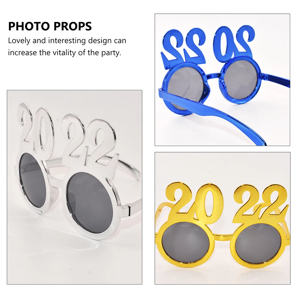 

4 Pcs Surface Comfortable Funny Glasses Glasses Party Eyeglasses Photo Party Eyeglasses Photo Fun Gifts