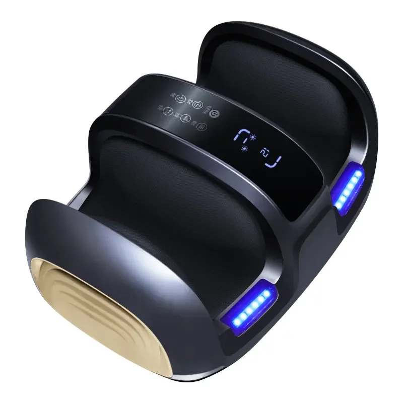 Quiet Hot Compress Foot Massager with Customized Muscle Relaxation Roller Kneading Leg Massager ABS LCD Screen Hot Comfortable