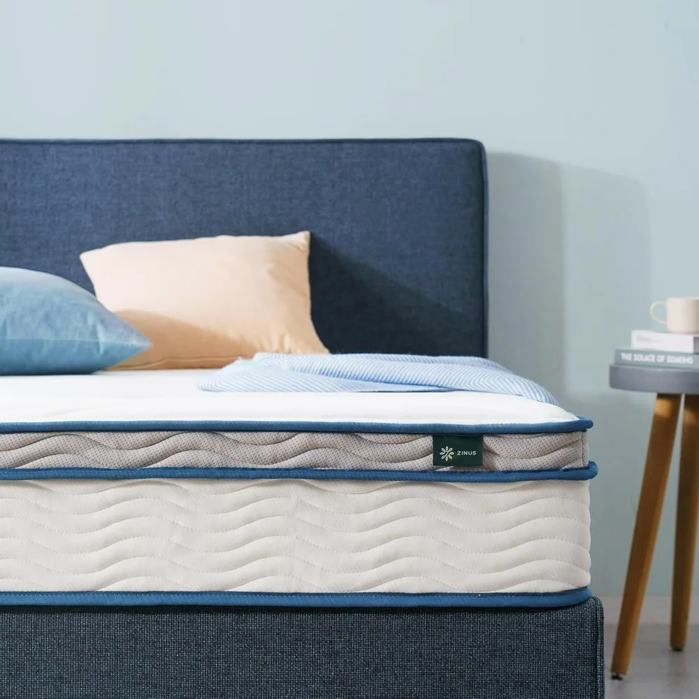 Mattress, Fiberglass Free, Medium Firmness, Durable Support, Certified Safe Foams & Fabric, Spring Sensation Hybrid Mattress