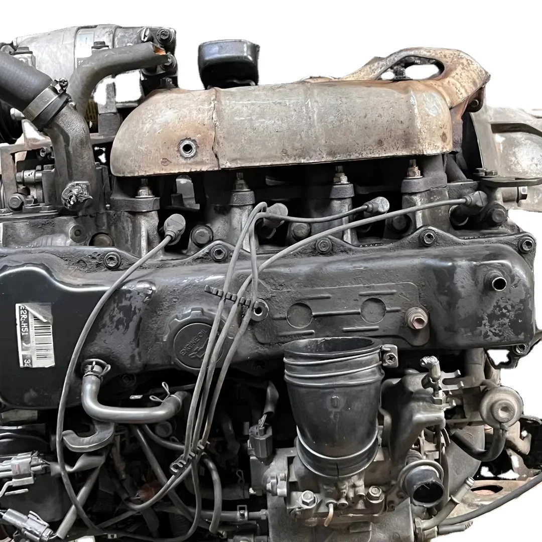 HOT-Best Price Used 4Cylinder Petrol Engine Complete Motor 2.4L 2RZ EFI Engine With MT Gearbox For Toyota Hilux/Hiace - Image 6