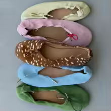 Luxury Fashion Butterfly-Knot Ladies Flat With Shoes Female Slides Footwear Shallow Ballet Flats Dance Shoes For Women - Ali Express 322