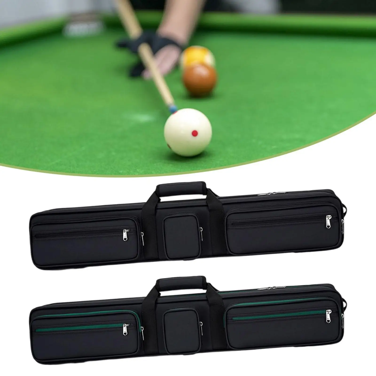 

Pool Cue Carrying Case Billiard Cue Holder for Practice Travel Outdoor
