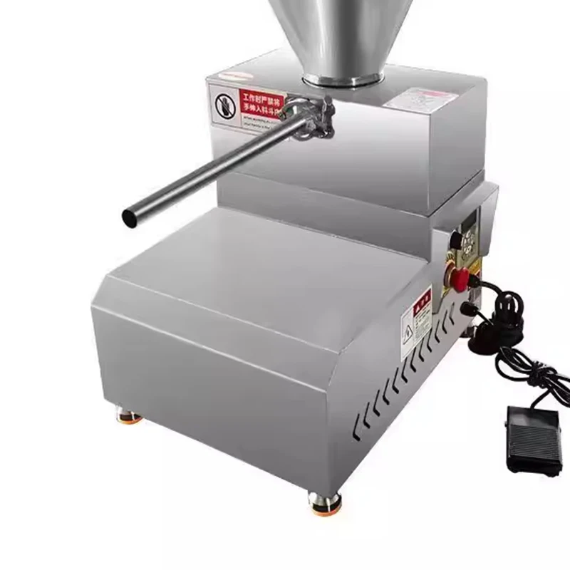 110V/220V Commercial Automatic Sausage Stuffer Filling Machine Stainless Steel  Sausage Enema Machine Large Capacity Hopper